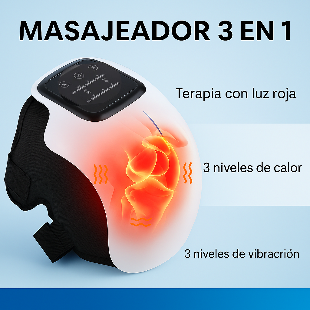 KneeSooth™ Masajeador de Rodillas 3 en 1