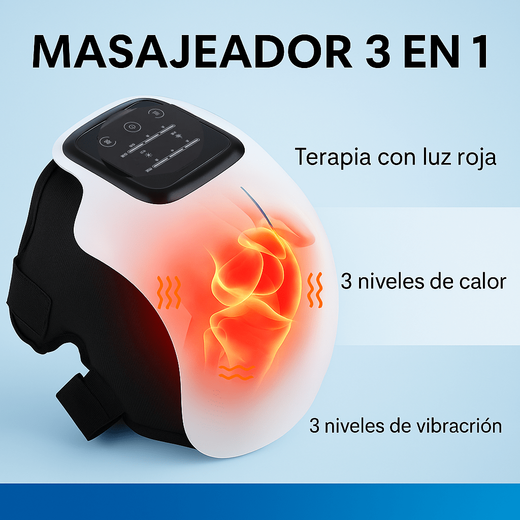 KneeSooth™ Masajeador de Rodillas 3 en 1 saludvital