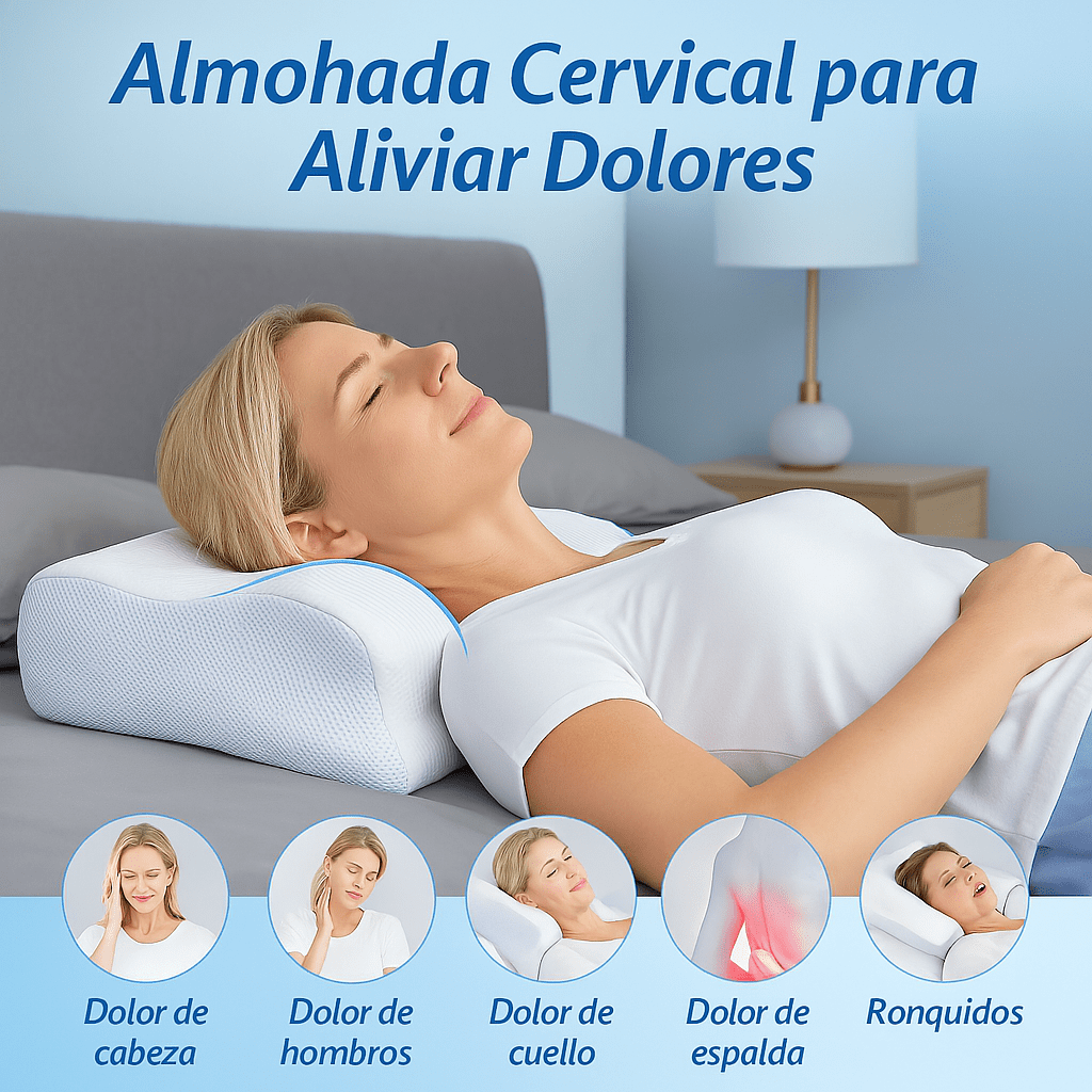 DreamRelief™ Almohada Ortopédica Cervical saludvital